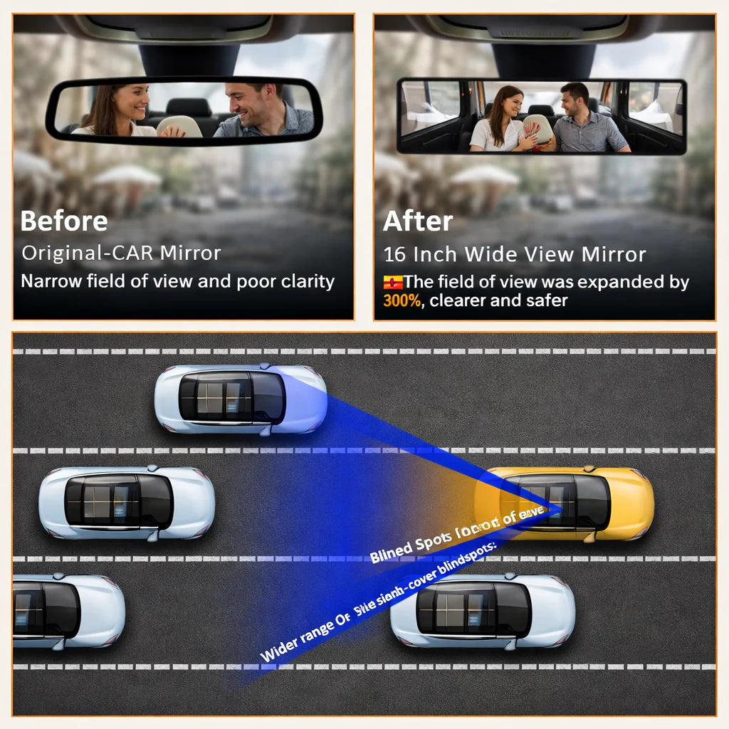 🔥50%OFF - Limited Stock 3D Car Rear View Mirror