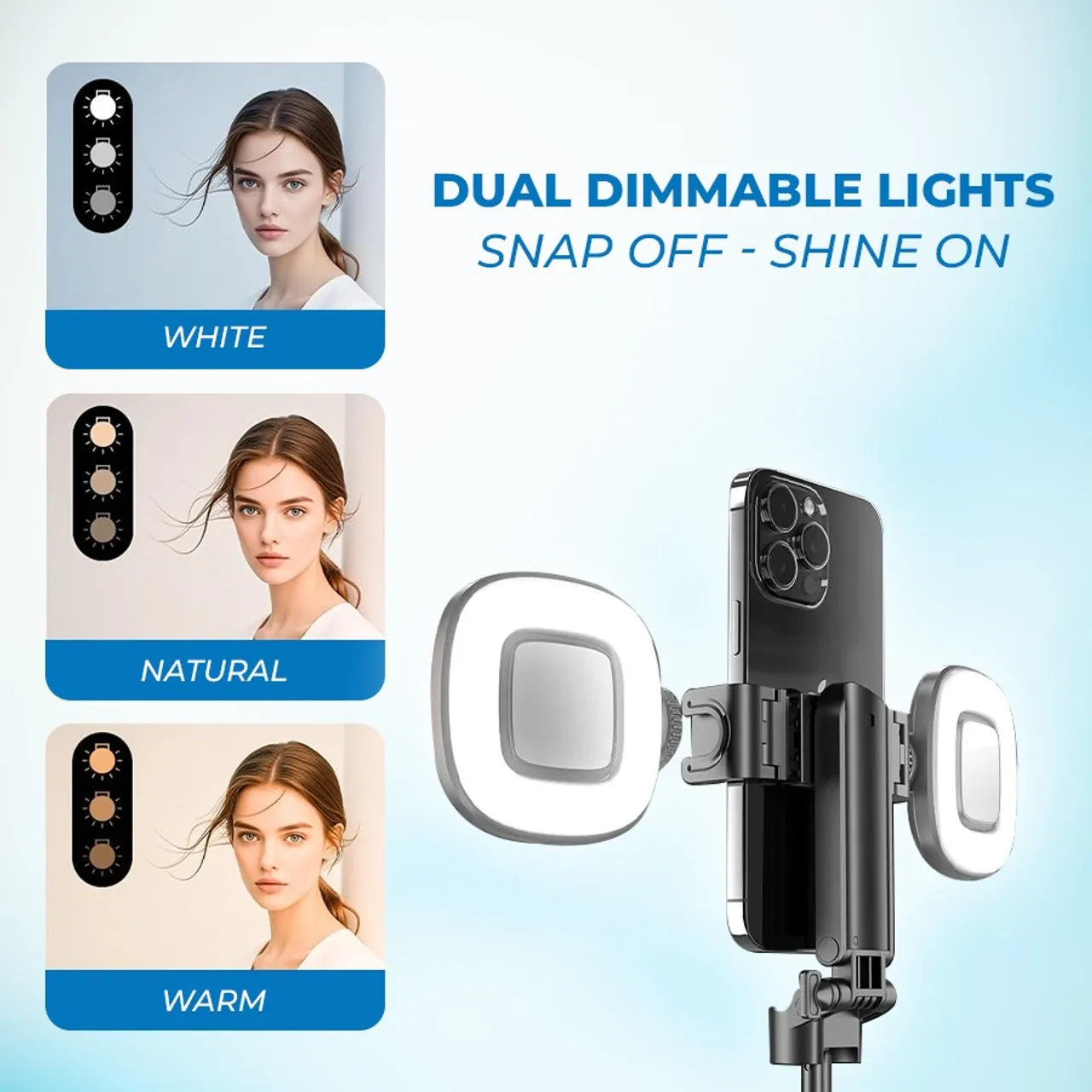 🔥 MagicGrip Pro – Compact 3-in-1 Selfie Stick Tripod with Remote