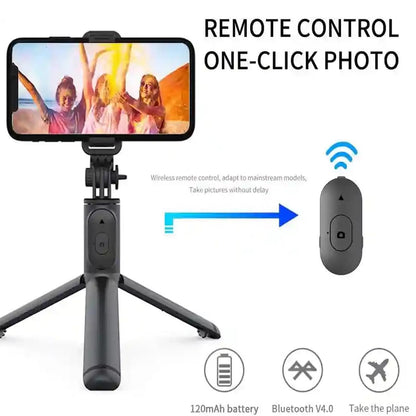 🔥 MagicGrip Pro – Compact 3-in-1 Selfie Stick Tripod with Remote