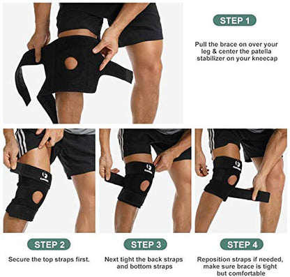 Premium Knee Support Open Patella