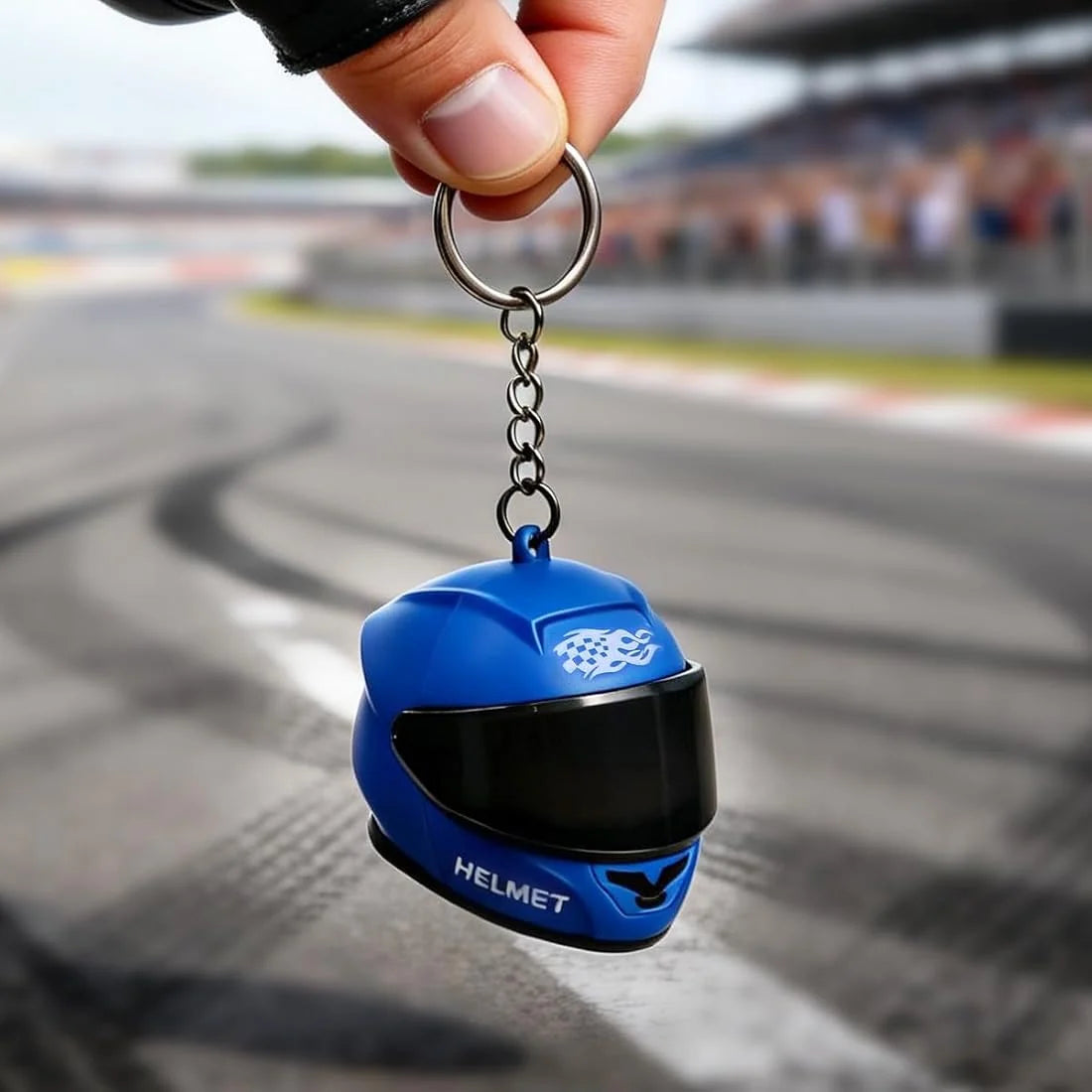 🔥Limited Stock - Light-Up Helmet Keychain