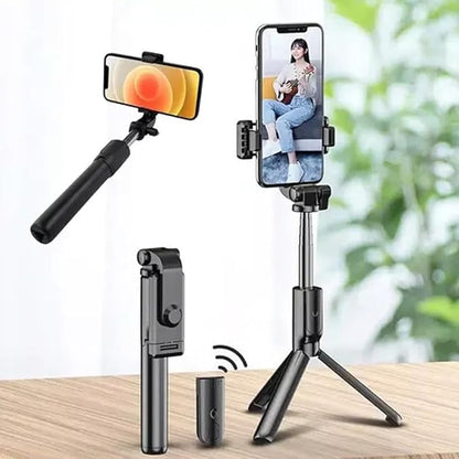 🔥 MagicGrip Pro – Compact 3-in-1 Selfie Stick Tripod with Remote