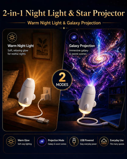 Galaxy Starry Sky Night Light Projector,