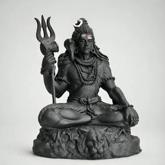 Drive Safely With Bholenath Shiva Idol | Free Panch Mukhi Rudraksha