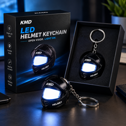 🔥Limited Stock - Light-Up Helmet Keychain