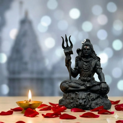 Drive Safely With Bholenath Shiva Idol | Free Panch Mukhi Rudraksha