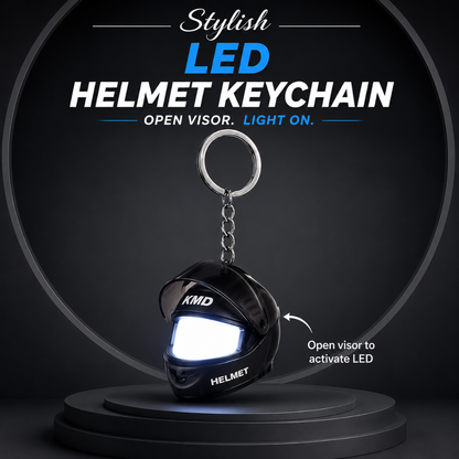 🔥Limited Stock - Light-Up Helmet Keychain
