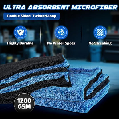 1200 GSM Twisted Loop multi-purpose Fast Drying Towel
