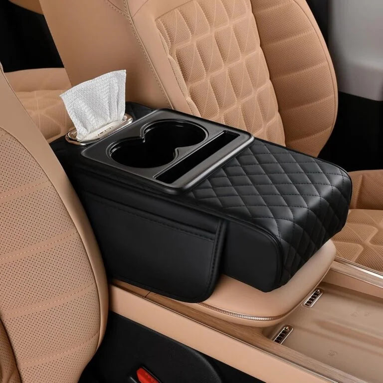 5 in 1 CAR ARMREST CONSOLE CUSHION - UNIVERSAL FIT FOR ALL CARS