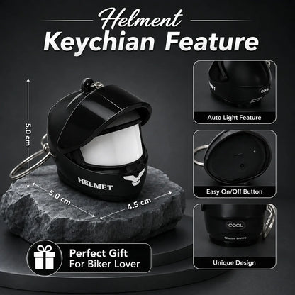 🔥Limited Stock - Light-Up Helmet Keychain
