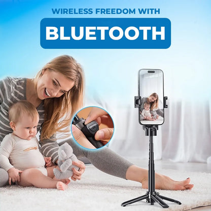 🔥 MagicGrip Pro – Compact 3-in-1 Selfie Stick Tripod with Remote