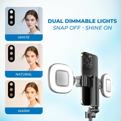 🔥 MagicGrip Pro – Compact 3-in-1 Selfie Stick Tripod with Remote