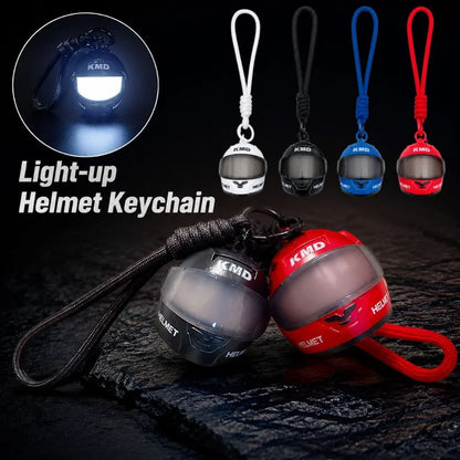 🔥Limited Stock - Light-Up Helmet Keychain
