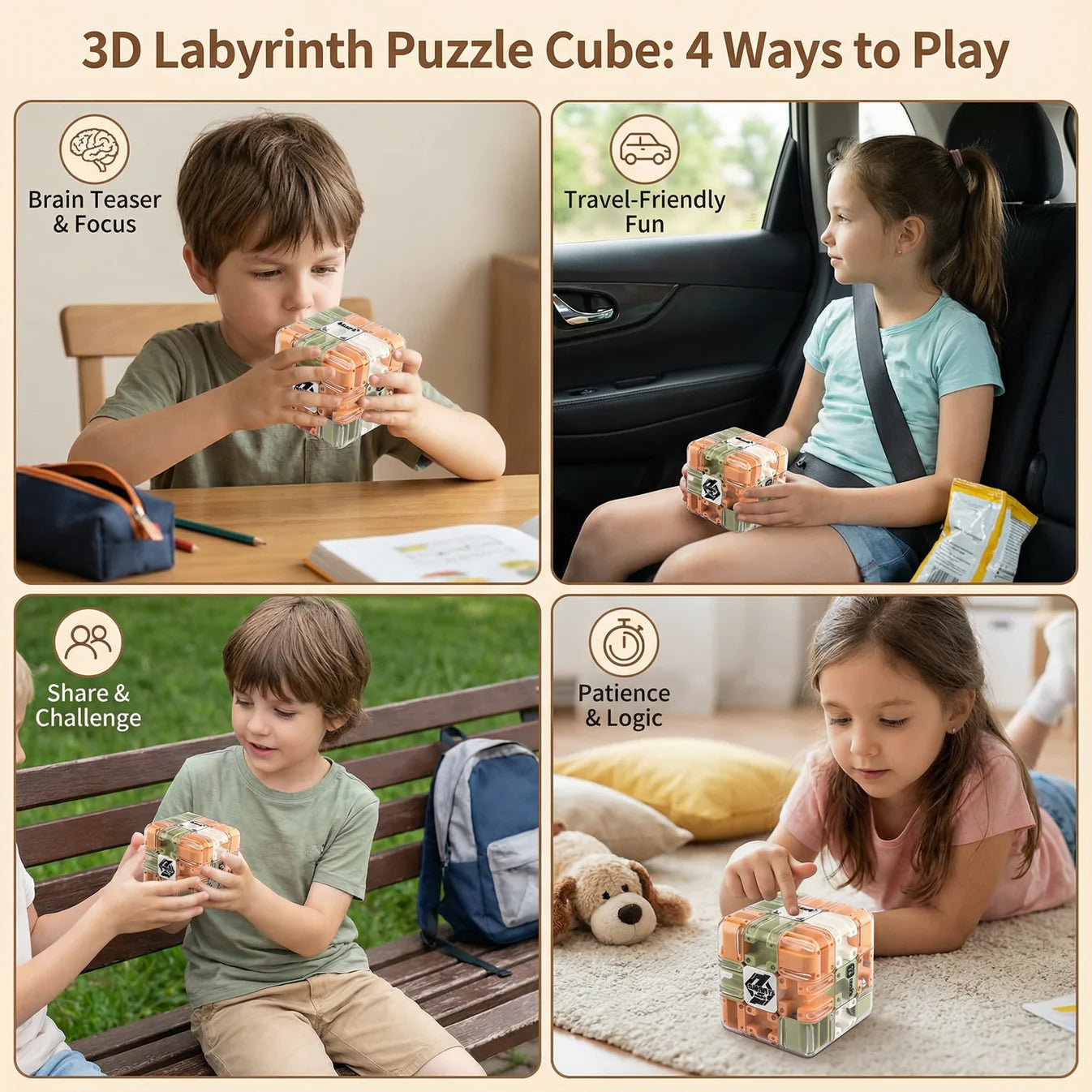 🔥50%OFF - Labyrinth 3D Puzzle Maze Cube